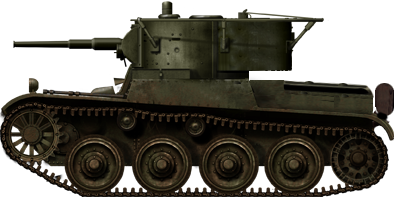 Tanks Encyclopedia's rendition of the Soviet T-46 tank