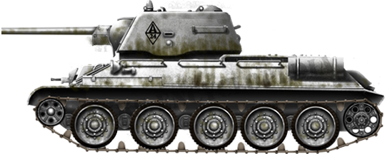 Eko Soviet T-34 Tank WWII 1:86 HO Scale 