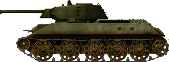 T-34/76 model 1941/42, transition production from the STZ factory, Stalingrad, January 1942.
