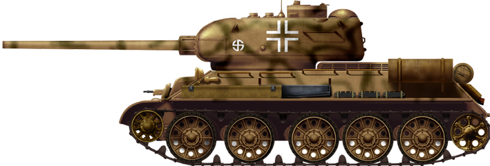 Panzerkampfwagen T-34(r) from the Pz.Div. SS 