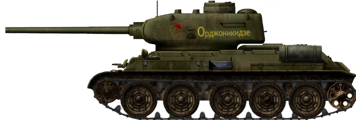 T-34-85 Model 1943, early production version, Red Guards Battalion unit, Operation Bagration, fall 1944