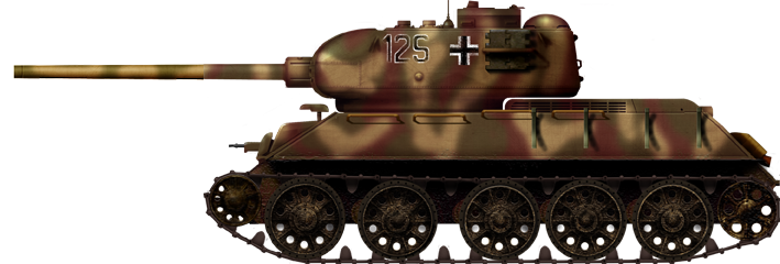 Beute Panzerkampfwagen T-34/85(r)