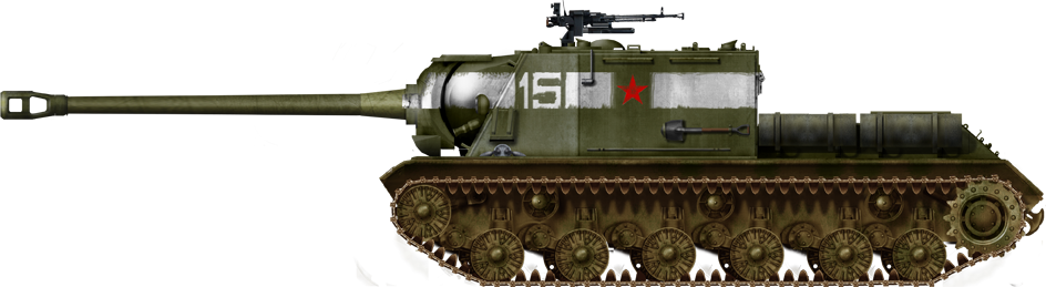 ISU-122S, Berlin, April, 1945
