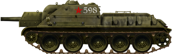 A first production SU-122, in March 1943