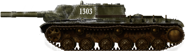 SU-152, 2nd Baltic Front, winter 1944-45.