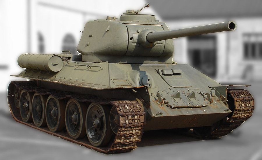 T-34-85 at the Saumur Museum